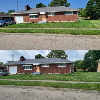 Grass Mowing Services Before & After in Springfield, OH | Lawnzilla Lawn Care