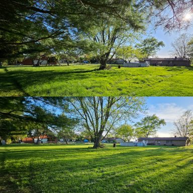 Lawn Mowing Services Before & After in Springfield, OH | Lawnzilla Lawn Care
